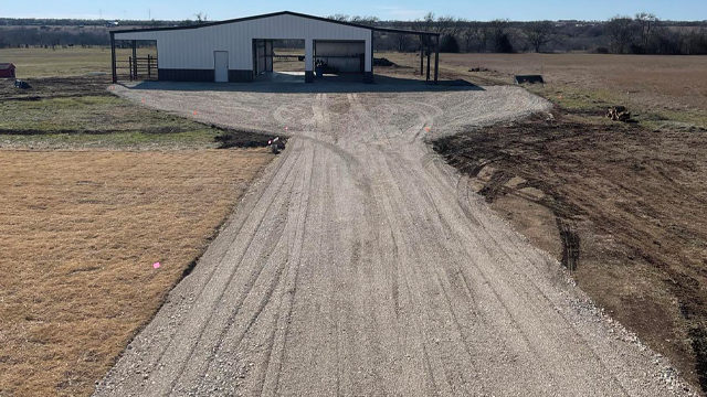 gravel driveway